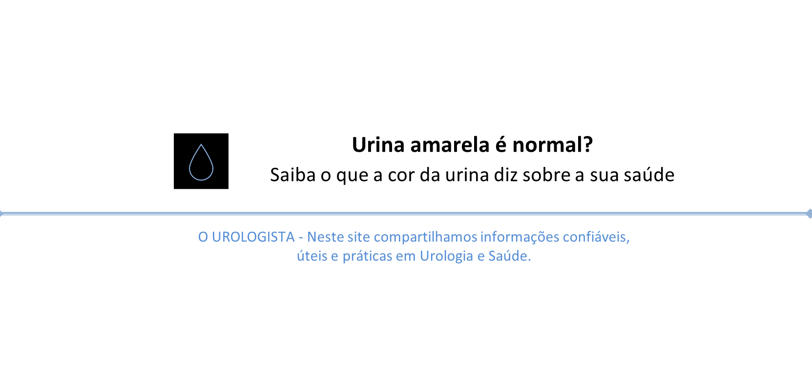 Urina amarela é normal?